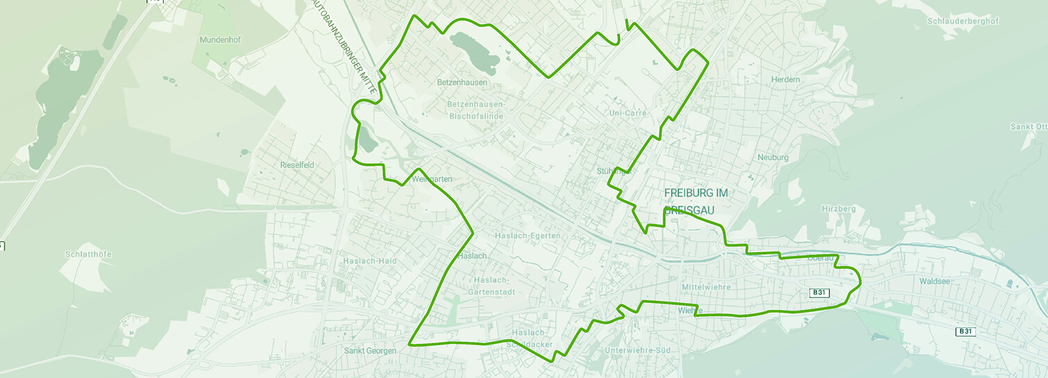 Streckenkarte Marathon